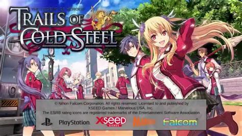 The Legend Of Heroes Trails Of Cold Steel Announcement Trailer Youtube