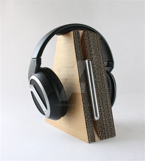 Cardboard Headphone Stand 02 By Kris Burgos On Deviantart