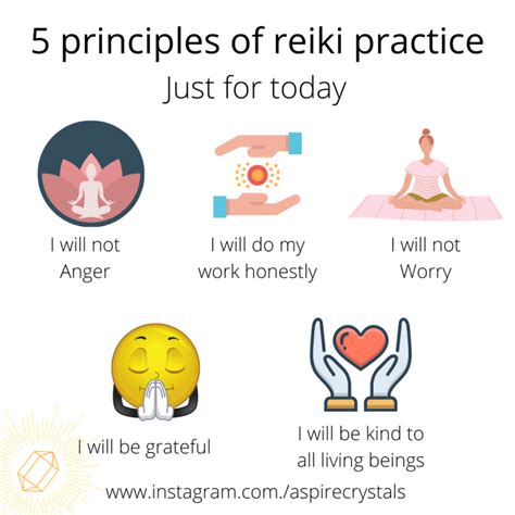 What Are The 5 Principles Of Reiki Aspirecrystals
