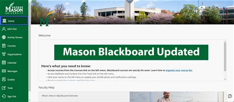 Your Blackboard Gmu A Nexus Of Virtual Learning And Academic