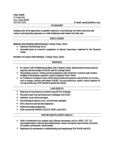 Your letter should immediately indicate what position you are applying for and then give information that demonstrates why you should be considered for the position. Lab Technician Resume Template | Premium Resume Samples & Example