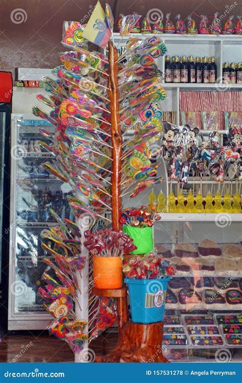 Lollipop Display In A Candy Shop Editorial Stock Photo Image Of South
