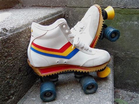 1970s Early 1980s Free Former Unisex Sneaker Roller Skate Red Etsy