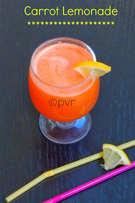 Priyas Versatile Recipes Carrot Lemonade