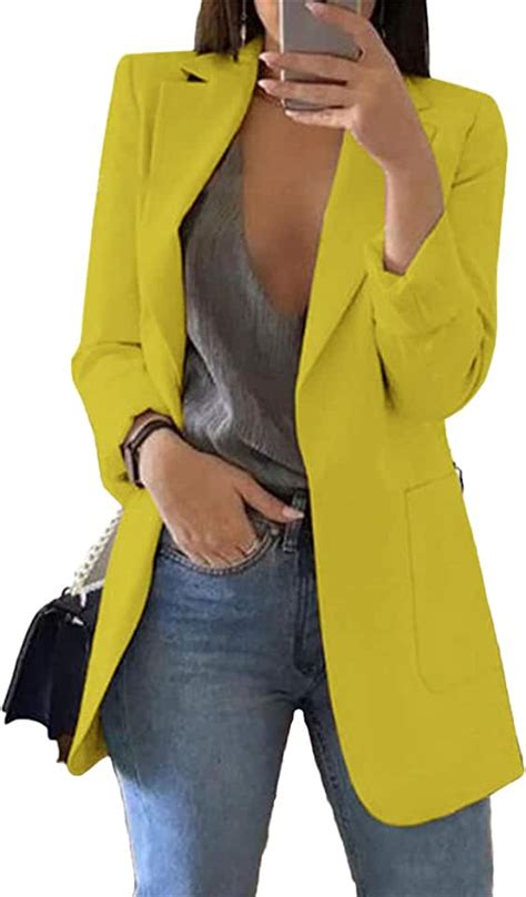 Yellow Blazers For Women