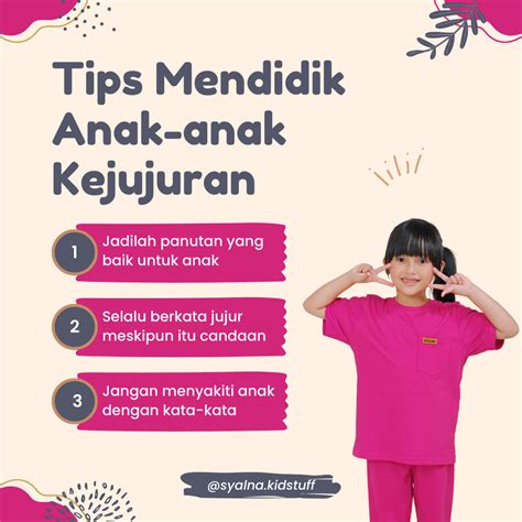 tips mendidik anak agar jujur syalna indonesia