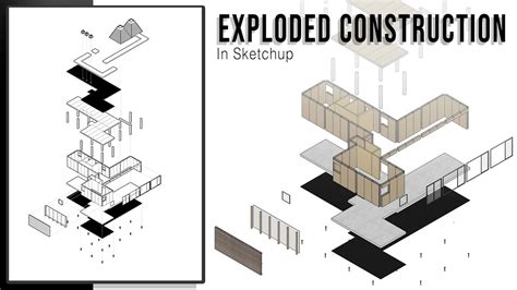 Easy Axonometric Diagram Tutorial With Sketchup And Images