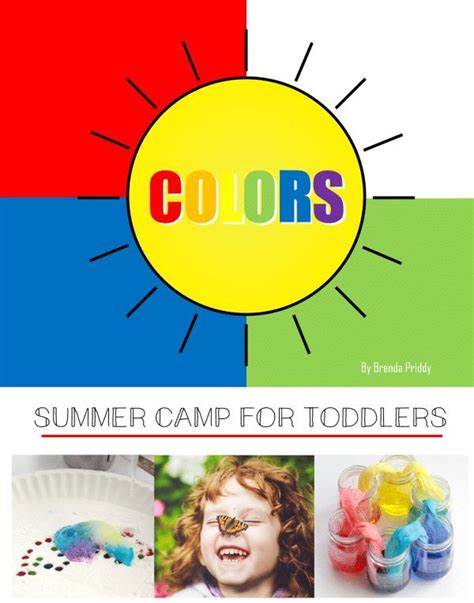 Colors: Summer Camp for Toddlers | Summer camp for toddlers, Summer ...
