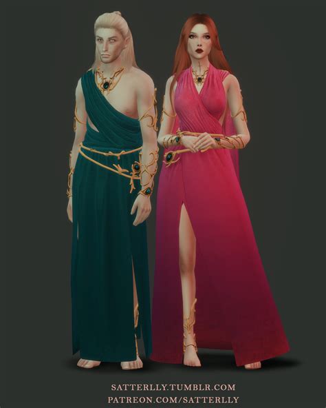 Baldurs Gate Dream Of At Night Outfit Satterlly On Patreon Sims
