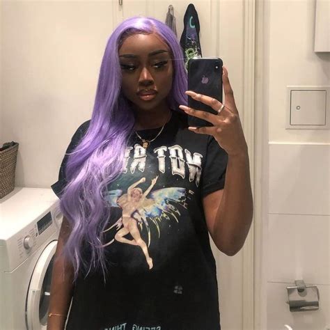 Ombre hair dyes are also cool for women with fair skin. #wig #fashion #darkskin #prettyhairstyles #cute #melanin ...