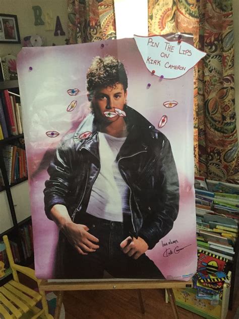80 s party game pin the lips on kirk cameron kirk cameron 80s birthday parties 80s party