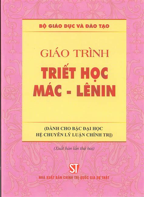 Giáo trình Triết học Mác Lênin Dành cho bậc đại học hệ chuyên lý