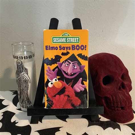 Elmo Says Boo Vhs Kids Halloween Tape Etsy