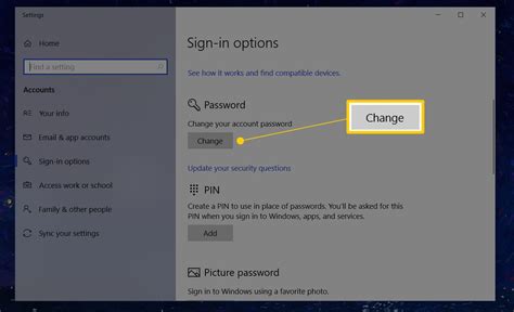 How To Change Your Password In Windows 10 8 And 7
