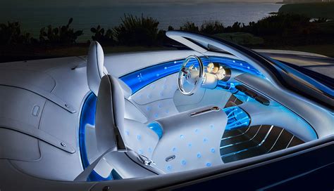 Elektroauto Luxus Vision Mercedes Maybach Cabriolet Bilder Video