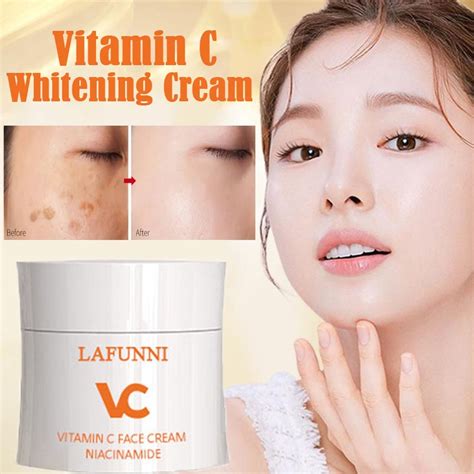 Lafunni Nicotinamide Vitamin C Cream Brighten Skin Freckle Removal Whitening Cream Vc Face Cream