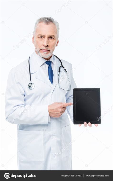 Doctor Holding Digital Tablet — Stock Photo © Igortishenko 135127760