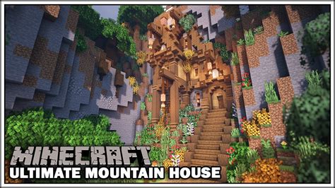 Simple and beautiful house that will bring a smile on your face every time you see it :). Minecraft Timelapse - The Ultimate Mountain House Base ...