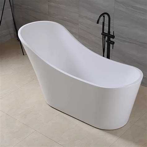 They are securely fastened by the rim which runs along the top edge of the sink. Spa 55" x 28.5" Freestanding Soaking Bathtub in 2020 ...