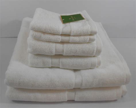 Enjoy free shipping on most stuff, even big stuff. Kate Spade 6 Piece Bath Towel Set Chattam White 100% ...