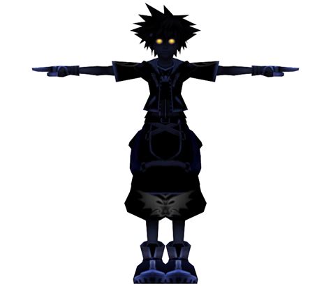 Playstation 2 Kingdom Hearts 2 Sora Anti Form The Models Resource