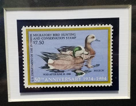 Vintage Federal Duck Stamp And Signed Limited Edition Print Etsy