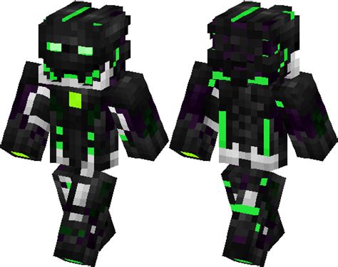 Green Robot Minecraft Skin Minecraft Hub