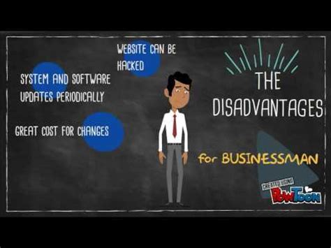 Let's take a look at the realities of running an online store. The Advantages and Disadvantages of E-Commerce - YouTube