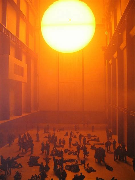 Olafur Eliasson Sun Installation Tate Modern Installation Art