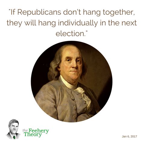 Republicans Need To Hang Together The Feehery Theory The Feehery Theory