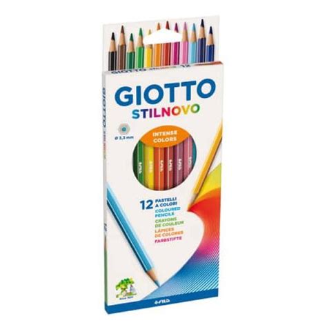 Matite Colorate Giotto Stilnovo Assortiti Astuccio Da 12 25650000