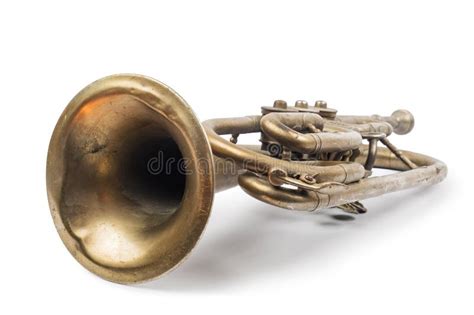 Trompeta De Oro Vieja Foto De Archivo Imagen De Arte 141998414