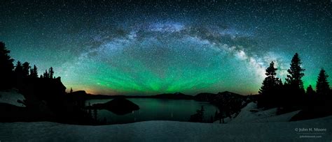 The Graceful Arc Of The Milky Way And Beautiful Landscapes