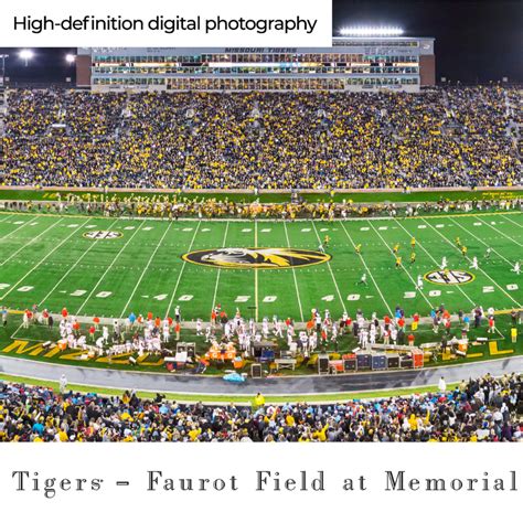 Missouri Tigers Football Panoramic Poster Faurot Field Picture Missouri Tigers Football