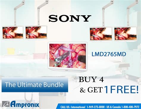Introducing The Ultimate Bundle From Sony Purchase 4 Lmd 2765md Andor