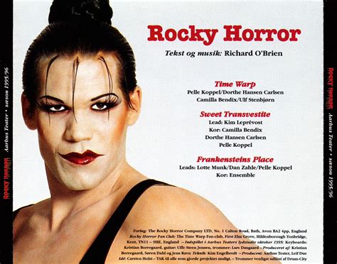 Rockymusic Rocky Horror Show Danish Cast Cd Single Back