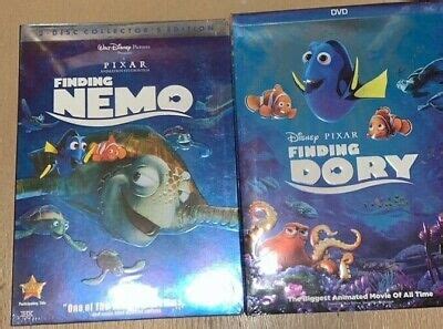 Finding Nemo Finding Dory Dvd Set Like New Combo Box Set