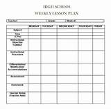 Elementary School Lesson Plan Format Images
