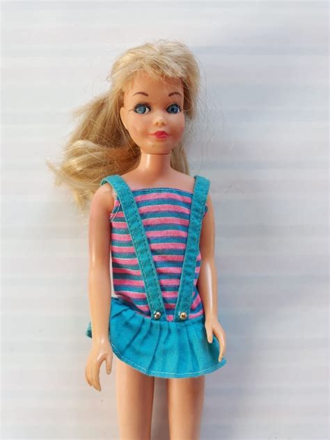 Genuine 60searly 70s Vintage Skipper Barbie Doll Woriginal Outfit