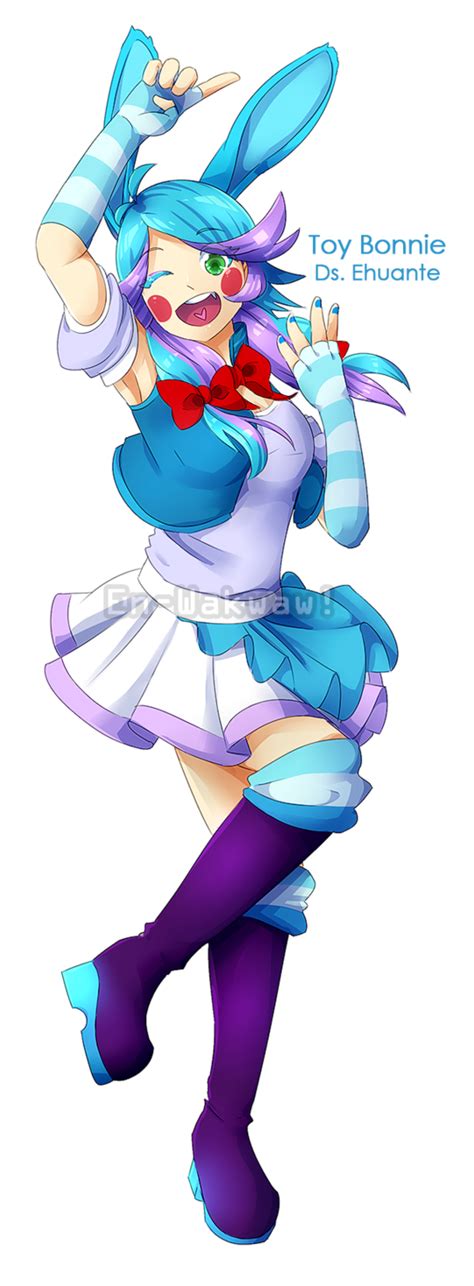 Art Trade Toy Bonnie By En Wakwaw On Deviantart Anime Fnaf Fnaf