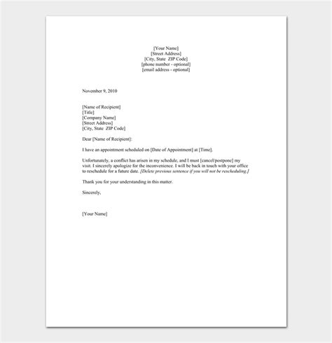 Doctors Appointment Letter 13 Sample Letters And Formats