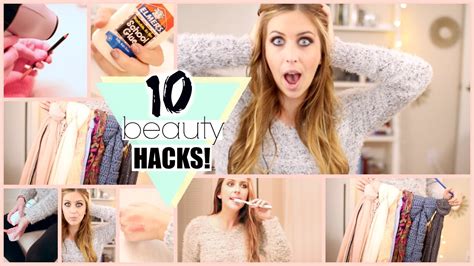 10 Beauty Hacks Every Girl Should Know Youtube