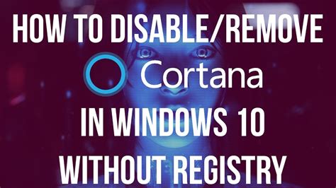 How To Remove Or Disable Cortana From Windows 10 Taskbar Without Using