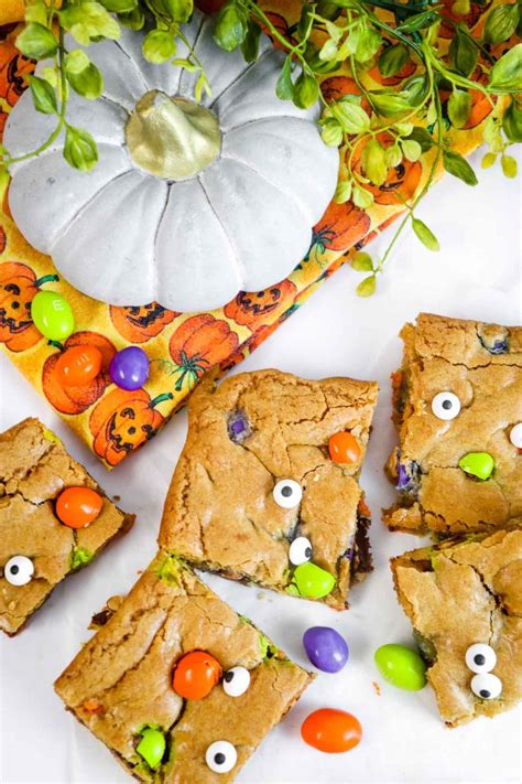 Spooky Halloween Blondies Easy Fun Treats For Kids