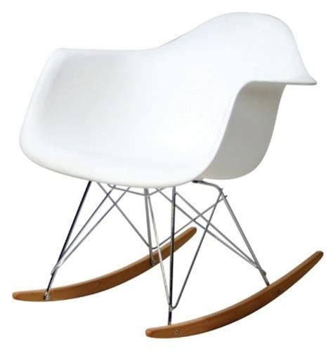 An eames chair is a style of chair made from a single piece of plywood that was first made in the 1950s. Add Some Knock-Off to Your Life | White rocking chairs ...