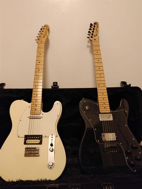 My Fender American Professional Telecaster Hs And A Modded Squire Tele