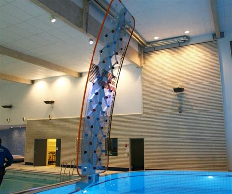 You Can Now Have A Rock Climbing Wall For Your Swimming Pool