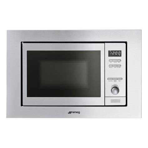 This microwave oven pairs beautifully with appliances. Smeg MI20X-1 Built in Microwave oven with grill in ...