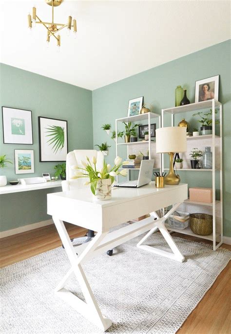 New Year New Office Centsational Style Green Home Offices Green