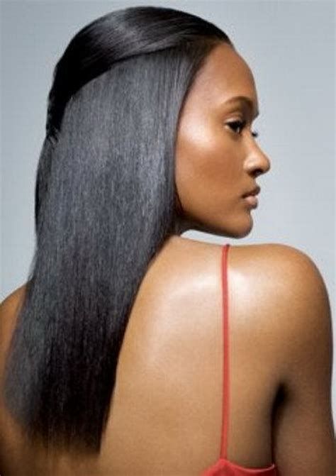 Straight Hairstyles For Black Women